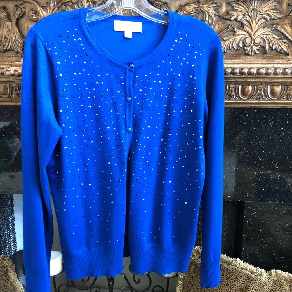 Royal Blue sweater cardigan size PL